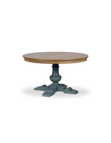 Côté Loges | Table ronde extensible De Kercoet en bois massif