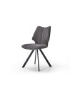 Chaise Sun pivotante gris foncé | Sobriété et confort