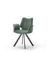Fauteuil Sun pivotant kaki | Élégance naturelle