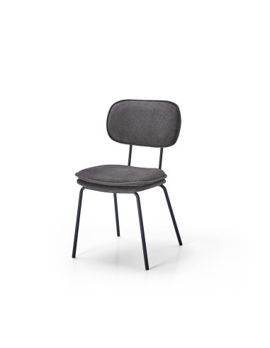 Chaise Honey gris foncé | Sobriété et confort moderne