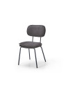Chaise Honey gris foncé | Sobriété et confort moderne